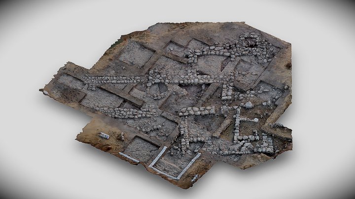 Tel Burna Late Bronze Complex 3D Model