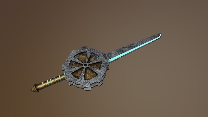 Gear Blade 3D Model