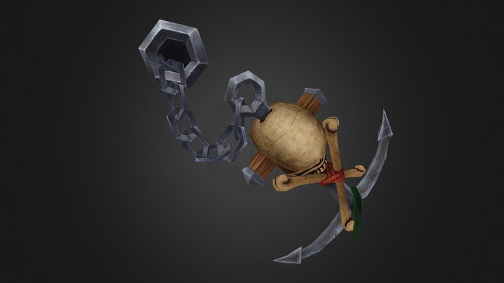 Pirate ship anchor 3D Model