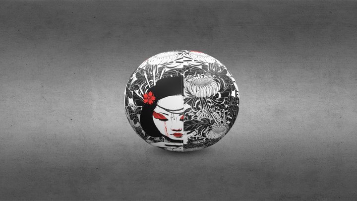 Jumbobag Celeste_Geisha Ball By Julien S - copy 3D Model