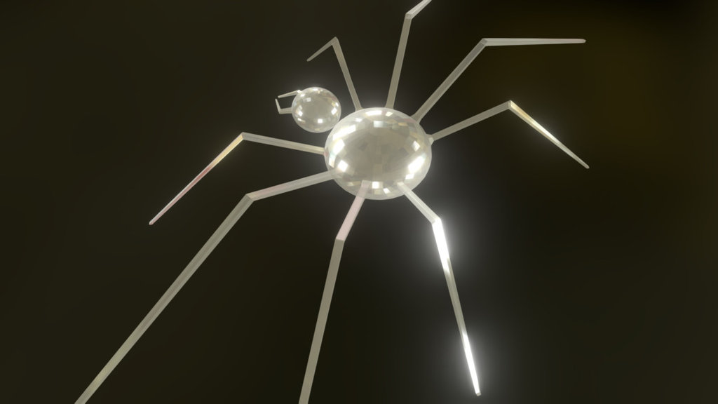 Glass Spider - 3D model by frankelbee [cd0816a] - Sketchfab