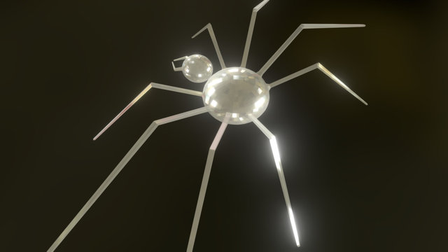 Glass Spider 3D Model