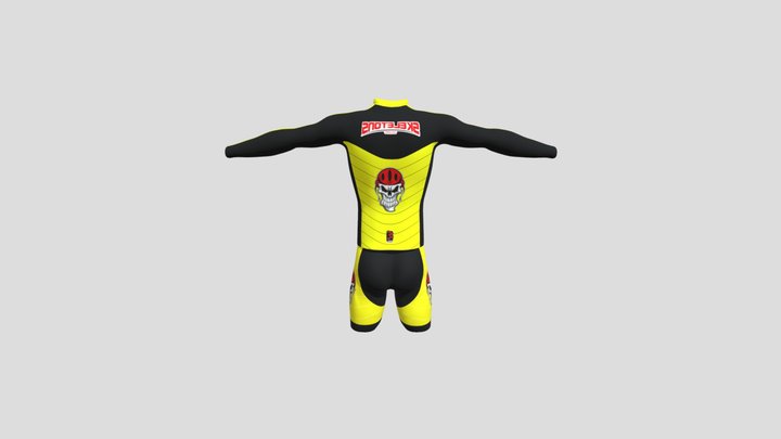 Jersey Amarillo Skeletons 3D Model
