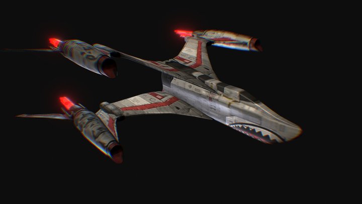 starship 3D Model