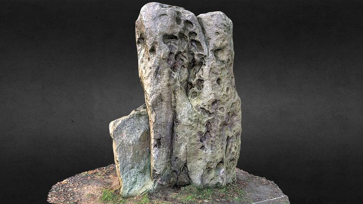 Le menhir de Velaine-sur-Sambre 3D Model