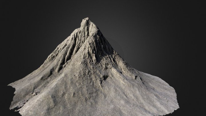 燕巢烏山頂泥火山2 3D Model