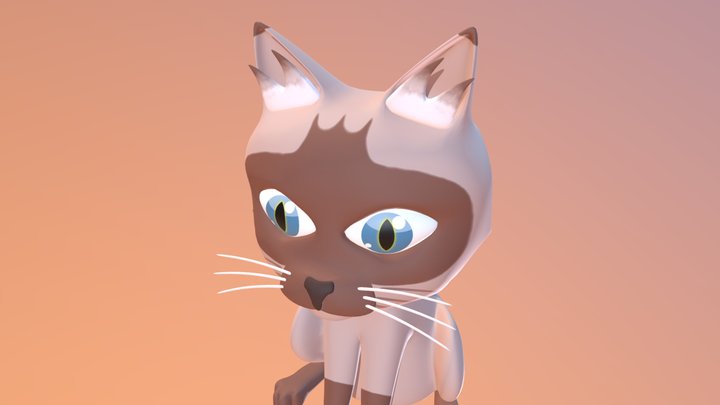 Cat -3D 3D Model