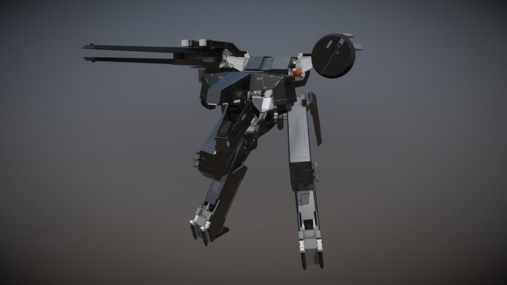 Metal Gear Rex 3D Model