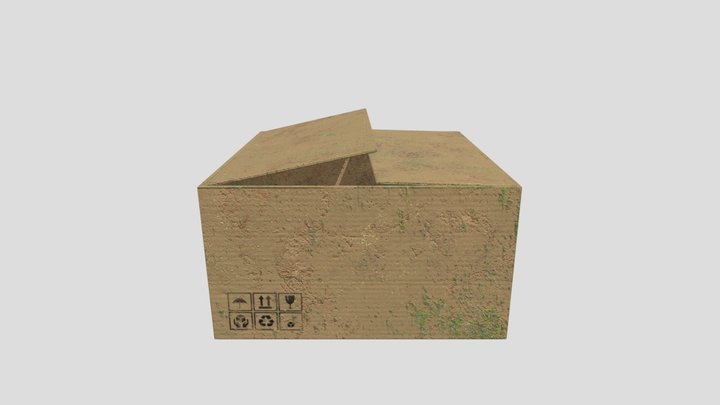 Carboard Box 3D Model