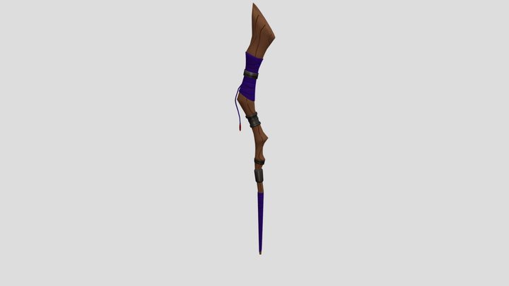 Magic Staff 3D Model