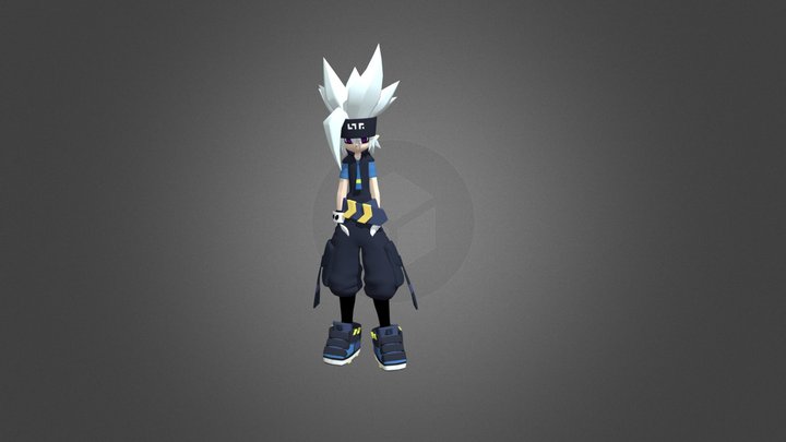 AoTu Grey dancing Gangnam Style 3D Model