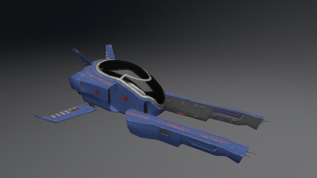 XV-32 Blue 3D Model