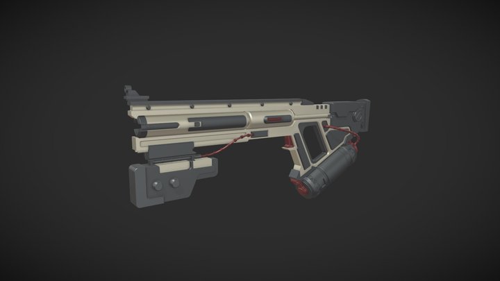 Retribution Flamethrower 3D Model