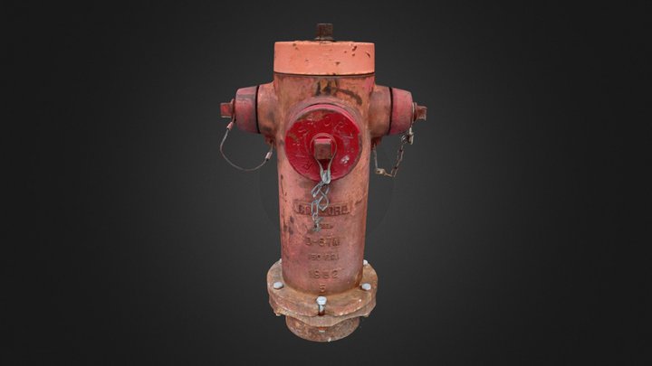 Concord D-67M Fire Hydrant (1992) 3D Model