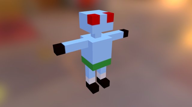 Red Eye 3D Model