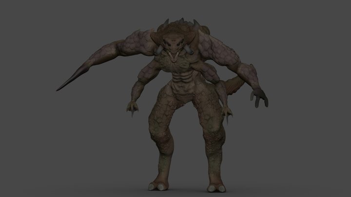 The Lizard 3D Model