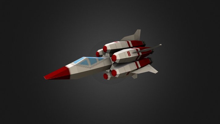 Spaceship01 3D Model