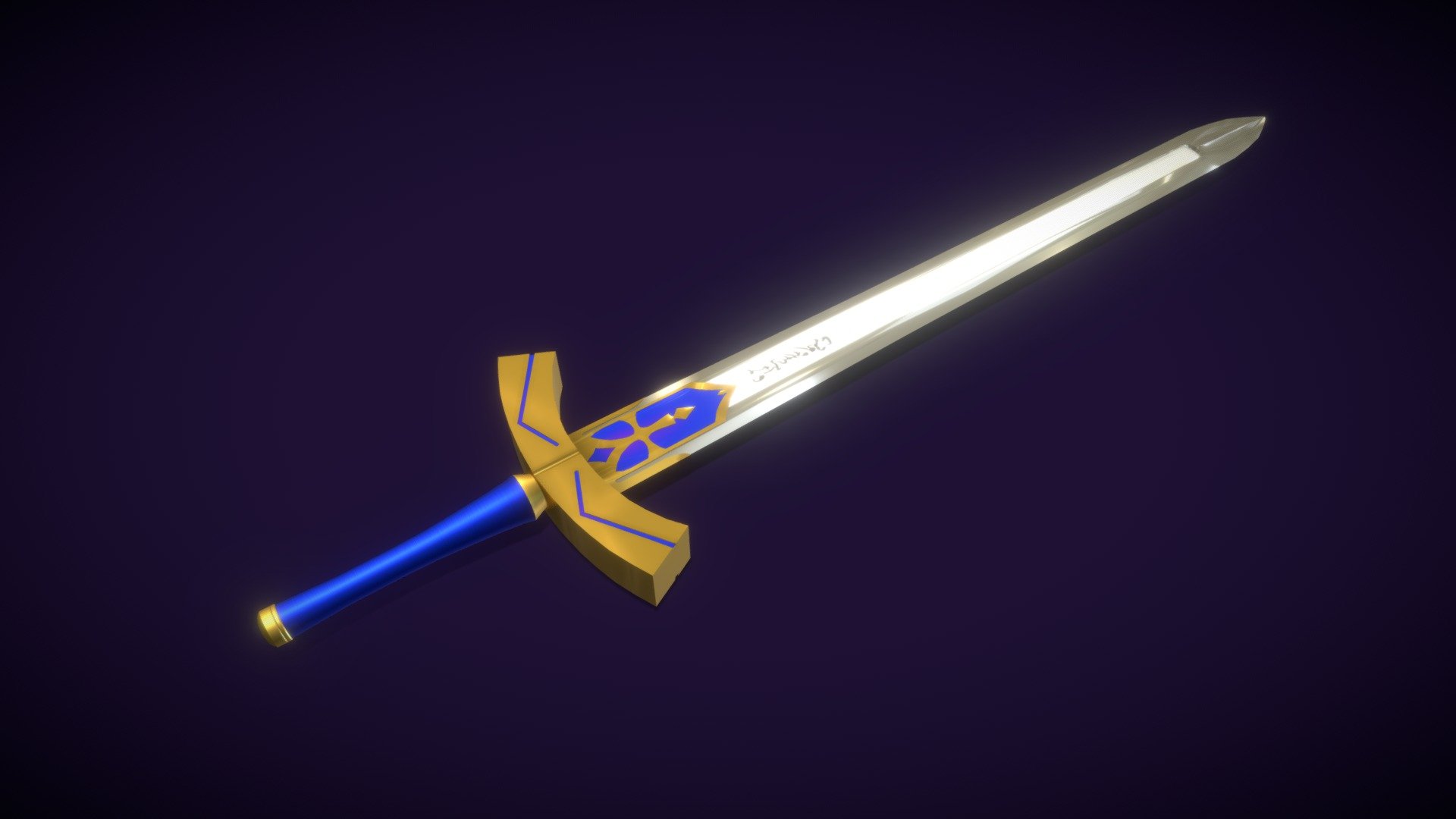 Excalibur 3D Model - Download Free 3D model by seazerkei (@seazerkei_cg ...