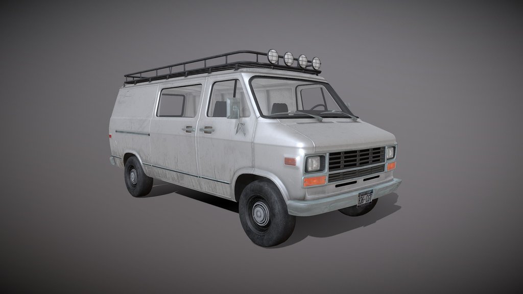 Apocalyptic Old Van | Driveable with Interior