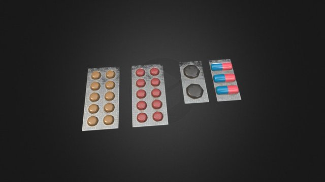 Pills 3D Model