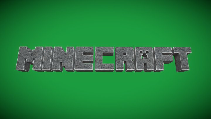 Minecraft-3d-logo 3D models - Sketchfab