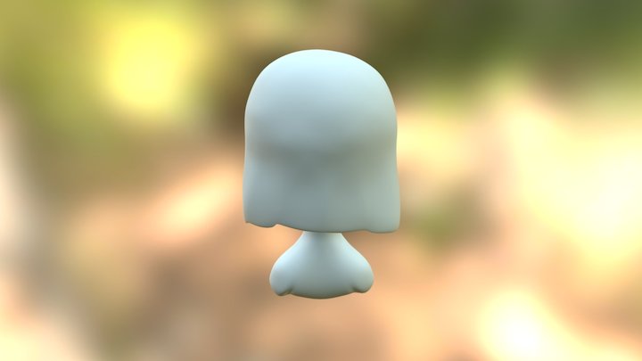 Frisk Head - Character Design Assignment 3D Model