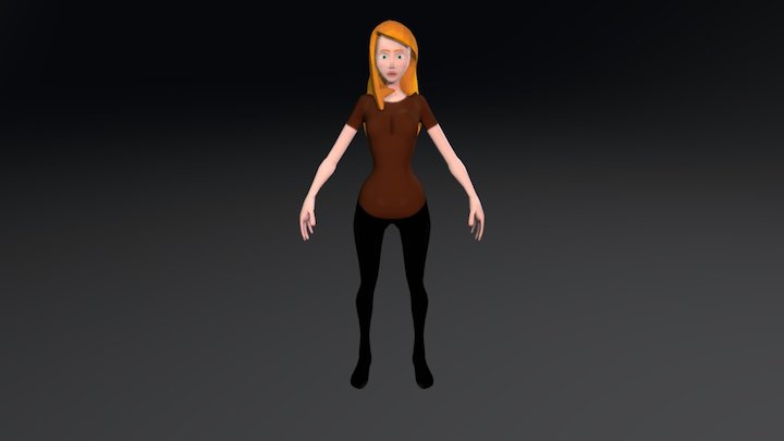 Low Res Topology 3D Model