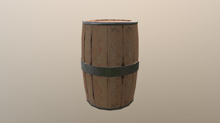 Barrel 3D Model