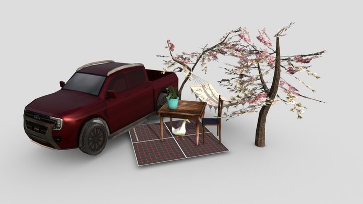 DAE 5 Finished props - Grandma's House 3D Model