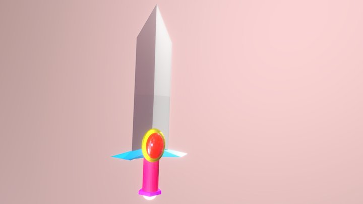 Jeweled Sword 3D Model