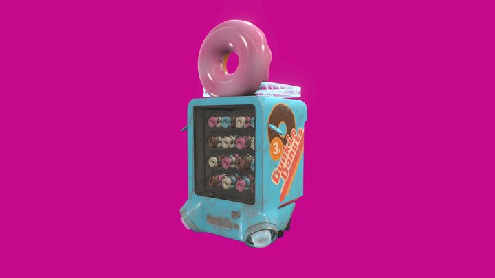 Dunkin Donuts 3D Model
