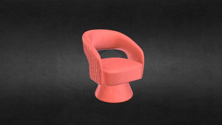 Rotary Barrel Chair 3D Model