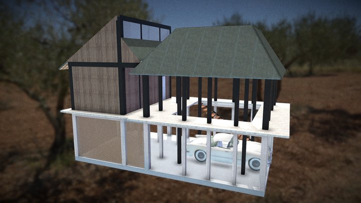 House No1 3D Model