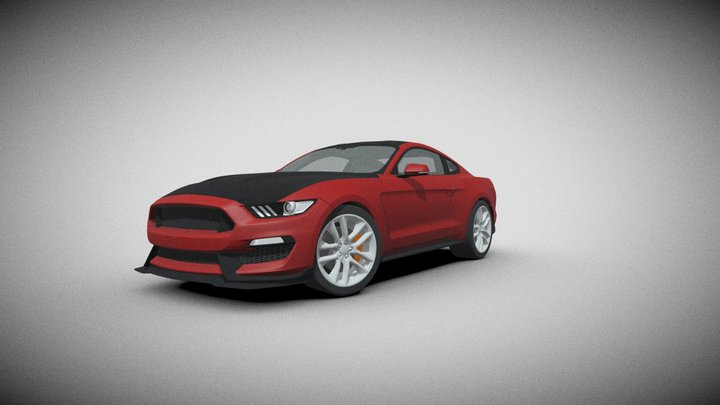 FORD MUSTANG 350 R 3D Model