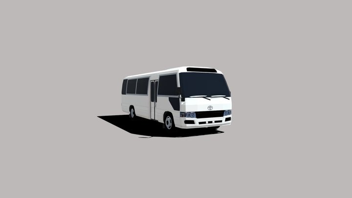 Toyota coaster 2015 3D Model