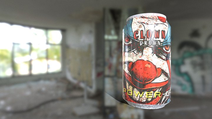 Clown Down - Power-up Drink 3D Model
