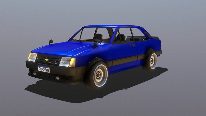 88' Chevy Chevette SL/E - Chevetteverso 3D Model