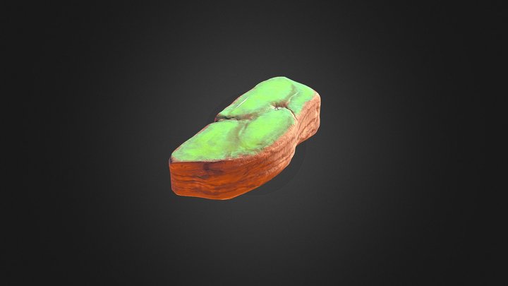 BigRockPlatformHighPolyFinalV2 3D Model