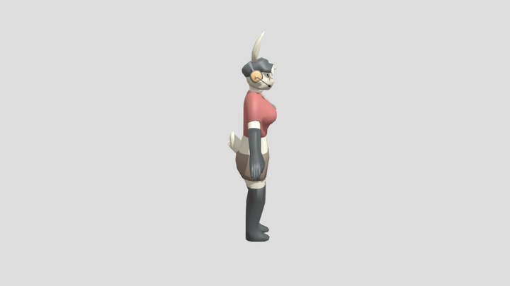 Lucy the Bun 3D Model