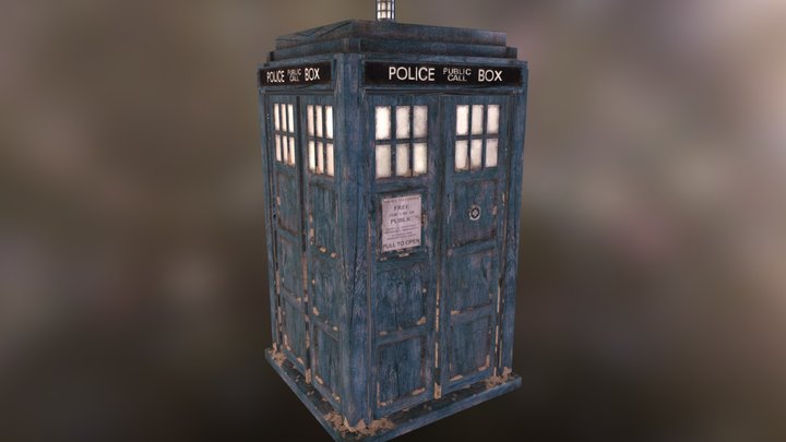 TARDIS 3D Model