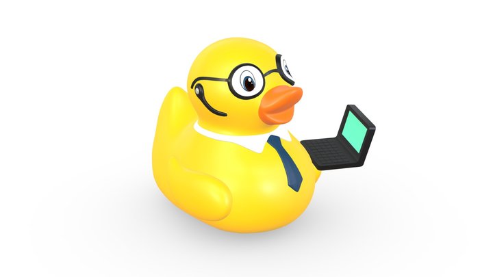 Rubber Duck / Pato de hule 3D Model