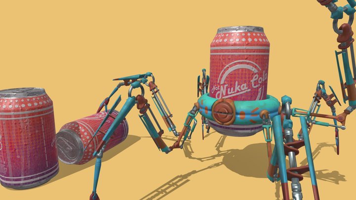 Nyados - Game Art 2 Robuddy assignment 3D Model