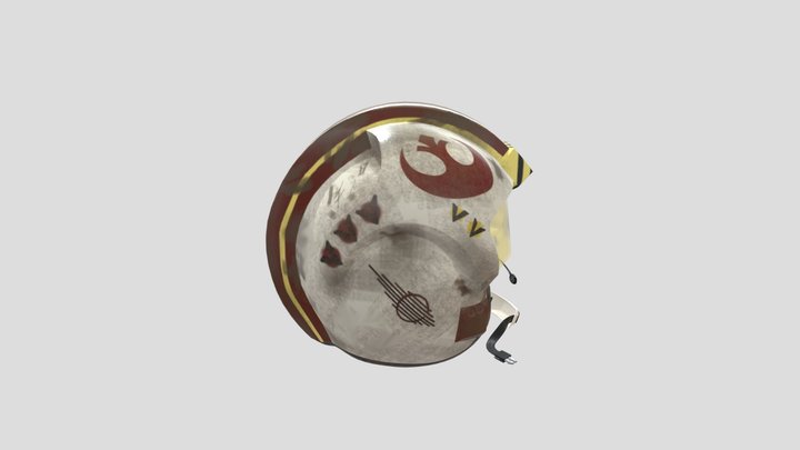 Capacete Luke Skywalker 3D Model