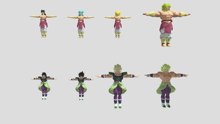 Broly 3D Model