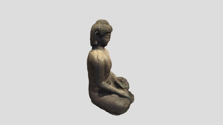 Statue of Buddha 3D Model