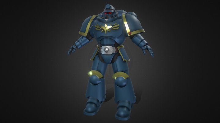 Warden Astartes 3D Model