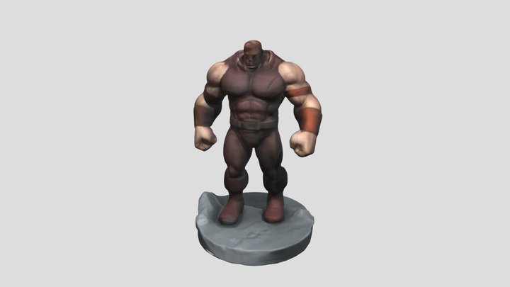 Juggernaut Sculpture 3D Model