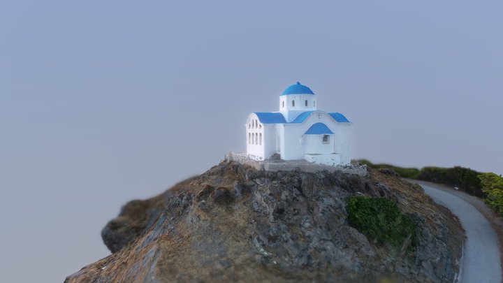 Lemnos Church Interactive Map (Agios Nikolaos) 3D Model