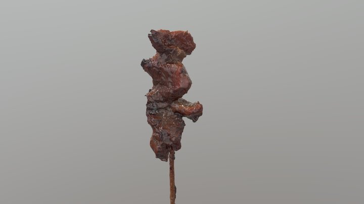 Pork Grill 3D Model