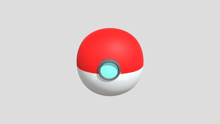 Pokeball 3D Model
